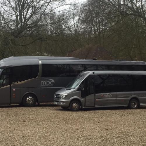 Executive luxury coach and minibus